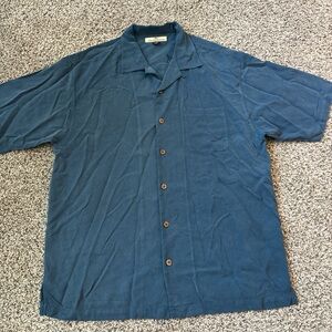 Tommy Bahama Blue Casual Button Down Shirt